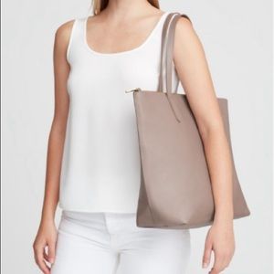 Cuyana large leather tote